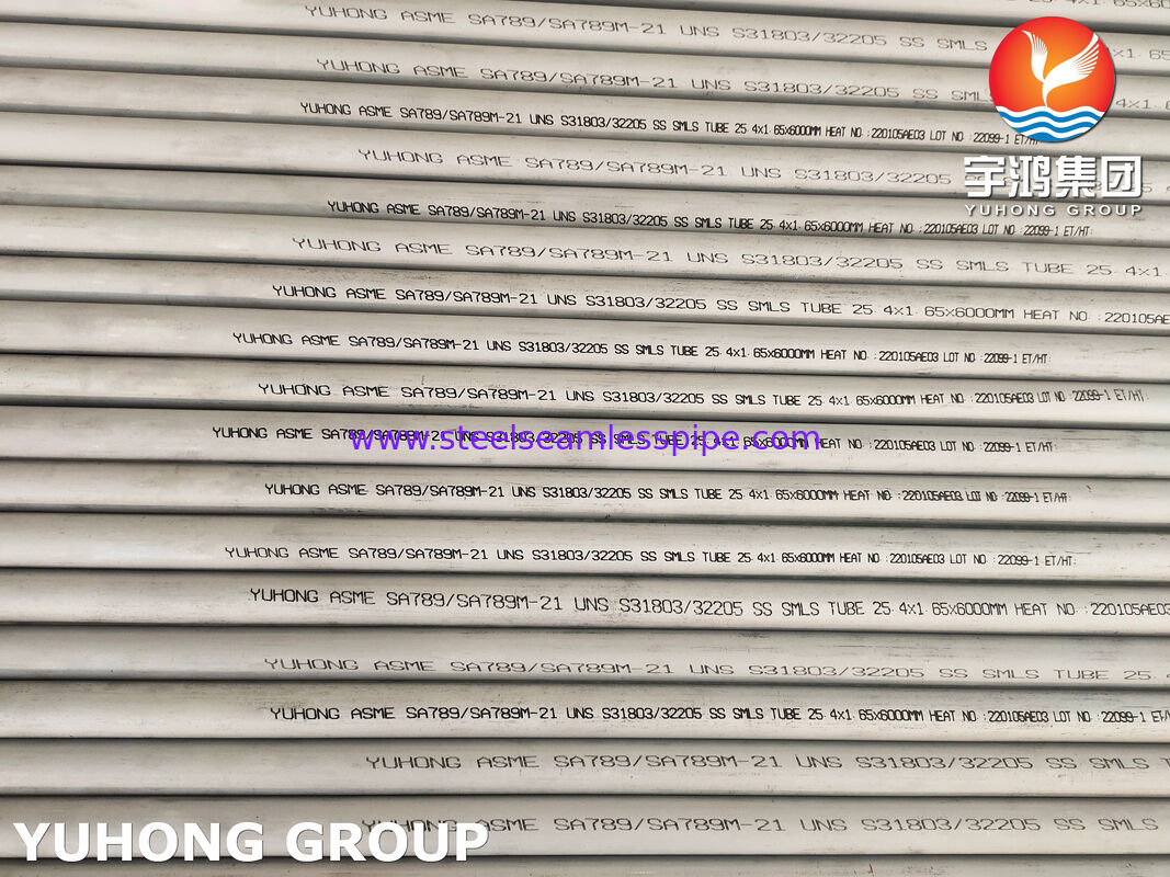ASTM A789 S31803 & S32205 ống hàn liền mạch bằng thép không gỉ kép
