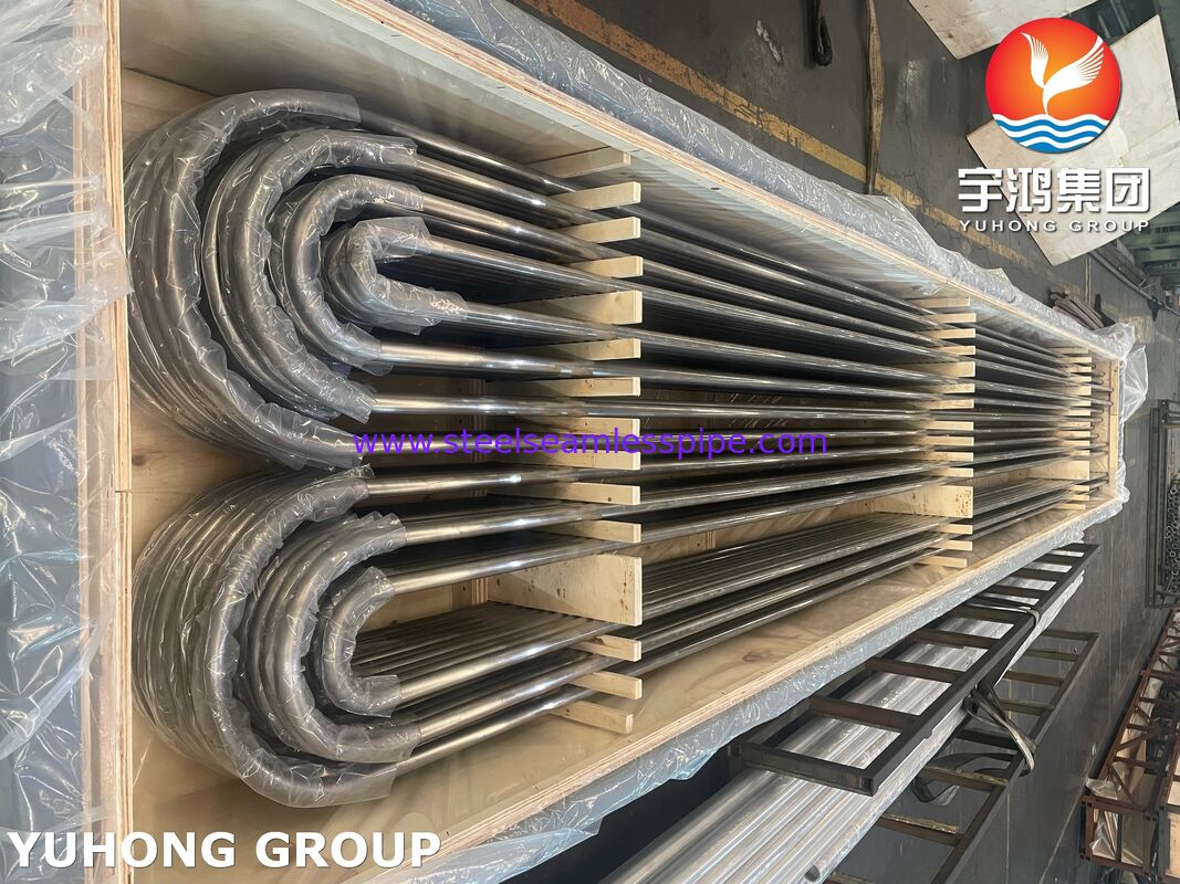 Ống chữ U liền mạch hợp kim Monel 400 Đồng Niken ASME SB163, Ứng dụng cho TEMA Heat Exchanger, Shell and Tube Heat Exchanger