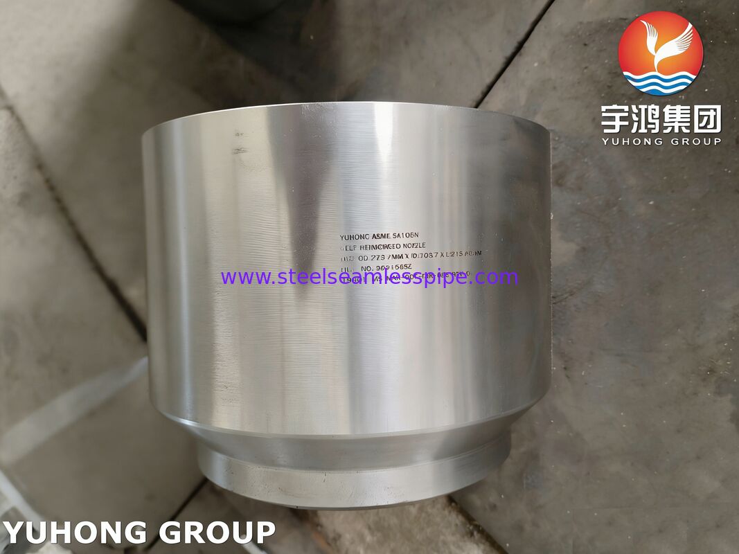 ASTM A105N Thép Carbon Rèn ASME Đầu Nối Tự Tăng Cường cho Bình Áp lực