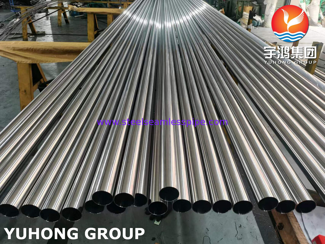 Stainless Steel Welded Tube A270 TP304 180 360 Grit Polished Surface for Food Beverage and Dairy Industry