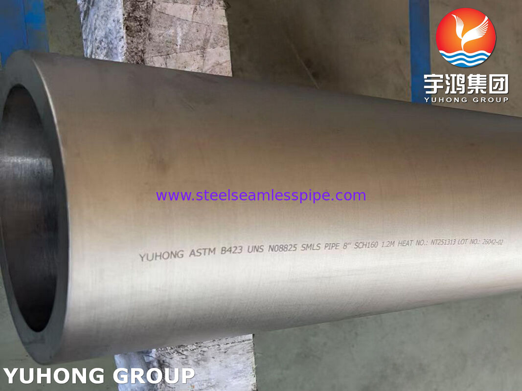 Ống thép hợp kim niken ASTM B423 UNS N08825 Incoloy 825 đường kính lớn liền mạch, chống chịu nhiệt độ cao, axit nồng độ cao
