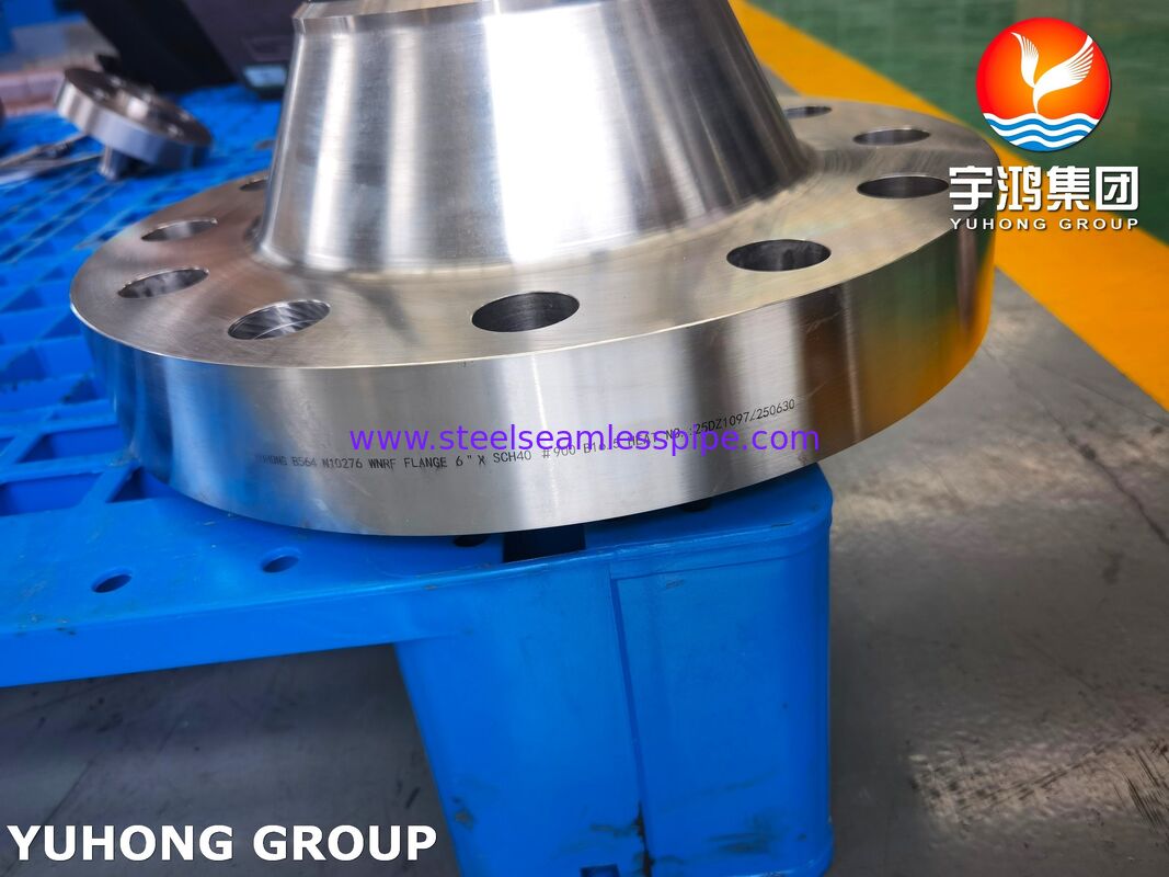 Mặt bích cổ hàn ASTM B564 UNS N10276 / Hastelloy C276, mặt nâng (RF) Lớp 150/300/600, Dùng cho khử muối nước biển