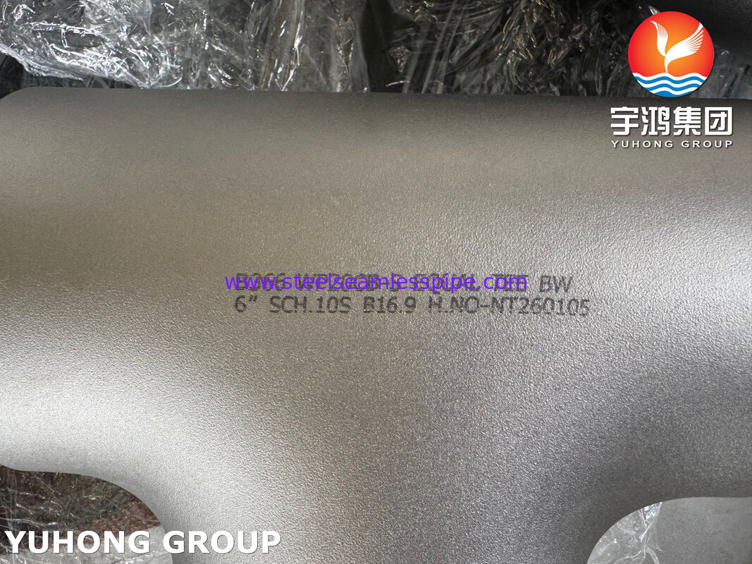 ASTM B366 N08810 Incoloy 800H hợp kim niken bằng Tee cho đường ống nhiệt độ cao