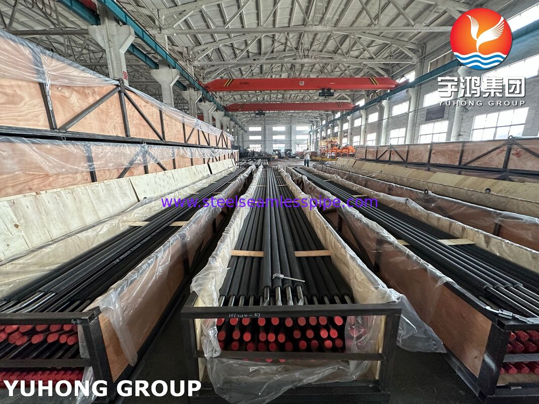 ASTM A213 T91 ống không may bằng thép hợp kim với ống vây CS, ứng dụng HRSG (động cơ lấy nhiệt hơi nước)