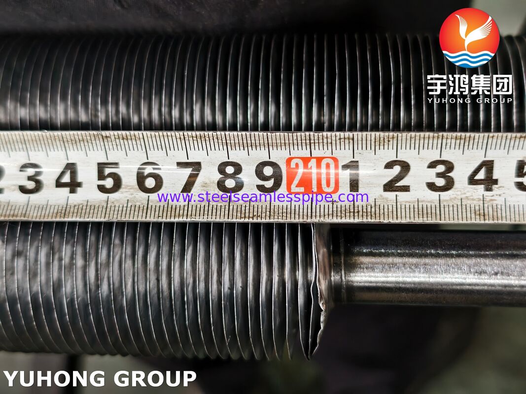 Thép 20 + nhôm 1060 loại nhúng ống có vây cho máy làm mát không khí và phục hồi nhiệt