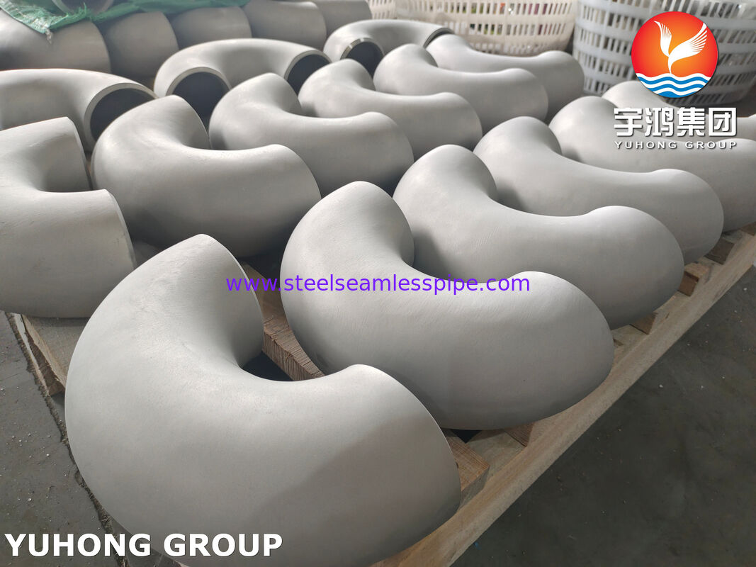 Phụ kiện đường ống ASTM B366 UNS N06022 / DIN 2.4602 / Hastelloy C22 Uốn cong 180 ° SR