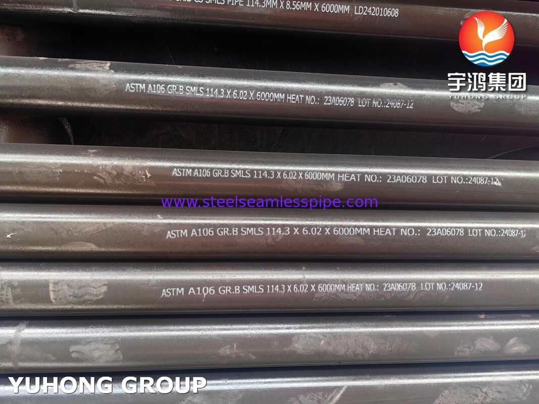 ASTM A106 GR.B Máy trao đổi nhiệt thép carbon ống liền mạch cho dầu và khí đốt