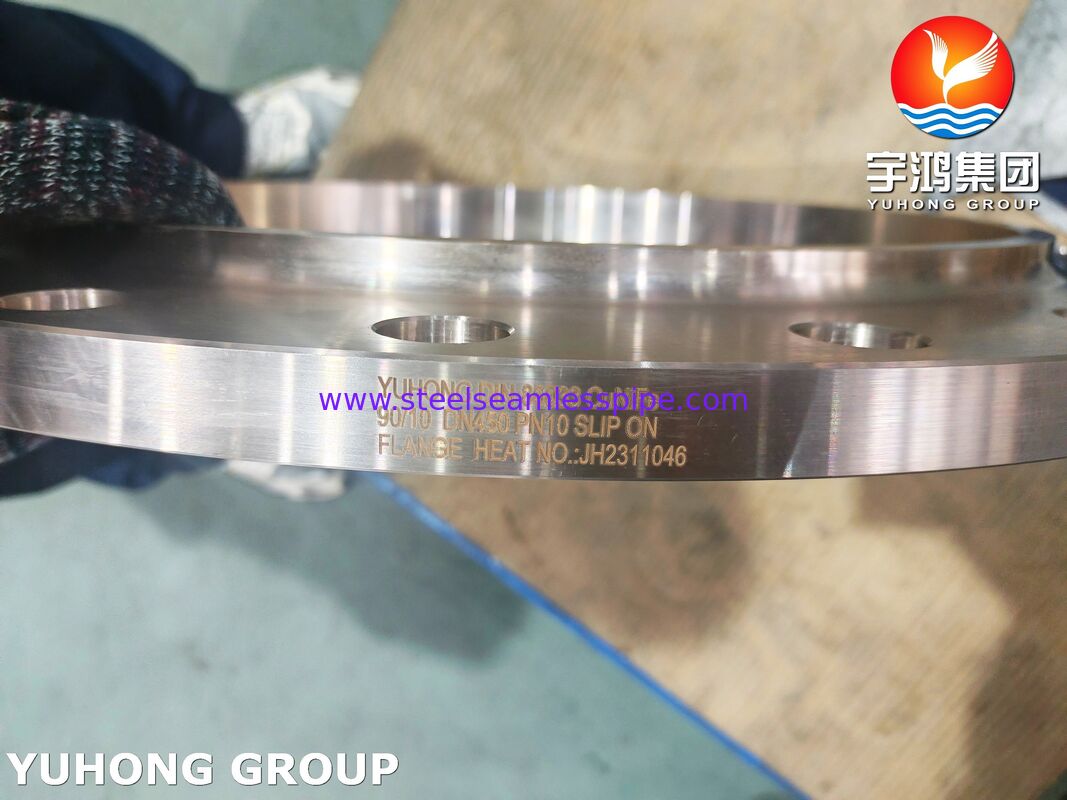 DIN 86033 CuNi 90/10 (C71500) Slip On Flange Vùng sườn ống thép thép thép