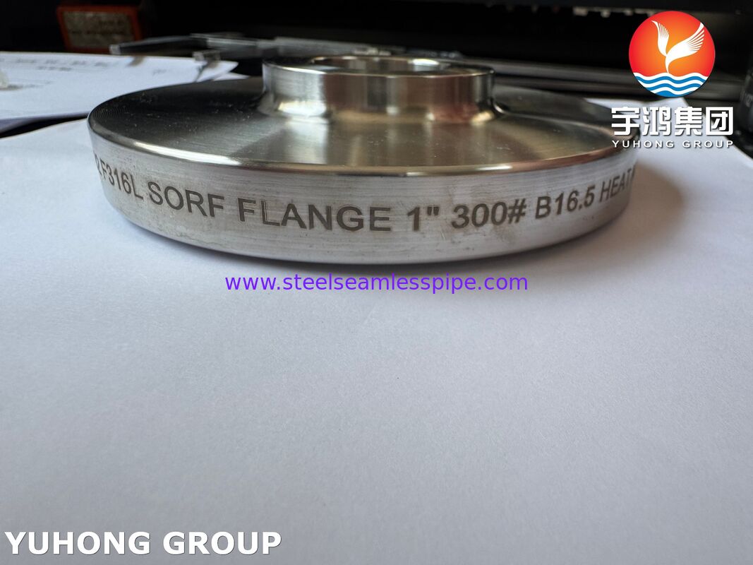 ASTM A182 F316L Stainless Steel Flange Kháng ăn mòn carbon thấp cho hóa chất biển