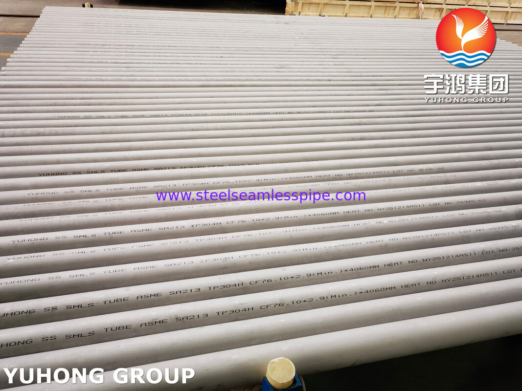 Ống thép không gỉ liền mạch Ống trao đổi nhiệt Nồi hơi thép hợp kim Ferritic và Austenitic liền mạch, Quá nhiệt ASTM A213/A213M TP304,TP304L TP304H