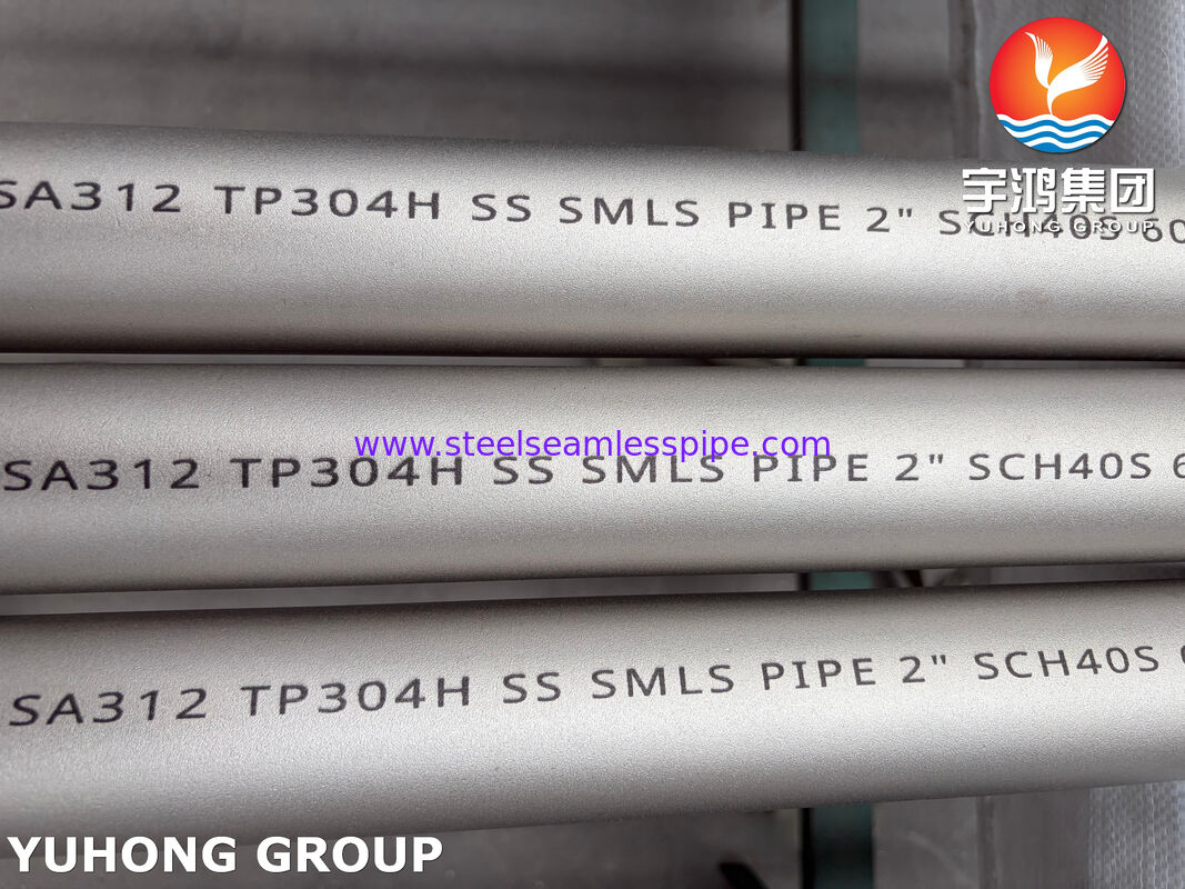 ASTM A312 TP304H 304L ống thép không gỉ liền mạch cho các ứng dụng hóa học và công nghiệp