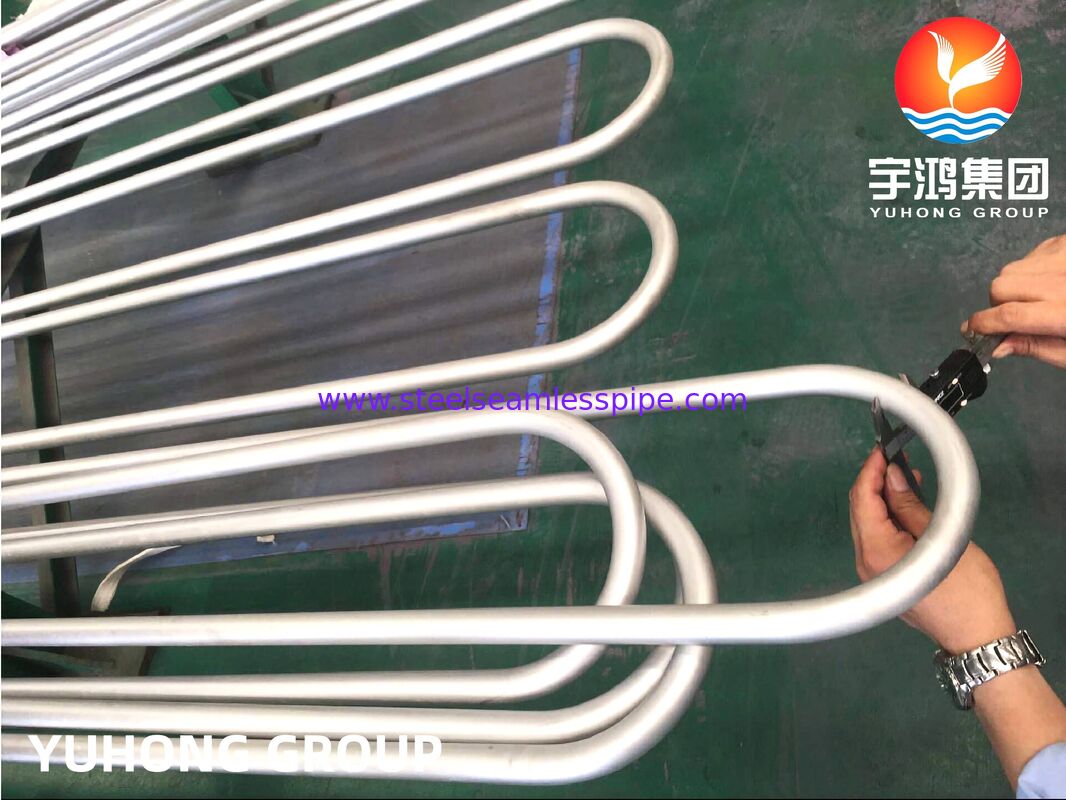 Ống U-bend liền mạch Inconel 625 ASTM B444 cho bộ trao đổi nhiệt ống vỏ