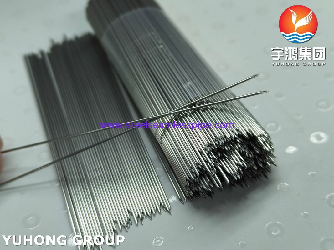 Ống kim luồn tĩnh mạch SUS304 dùng cho ống thông IV y tế, đầu kim cắt vát