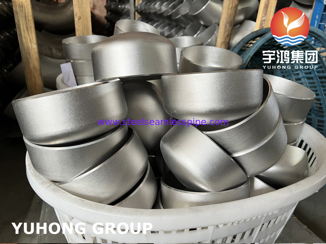 Nắp hàn đối xứng ASTM A403 WP316L Thép không gỉ ASME B16.9 phun cát cho đường ống công nghiệp