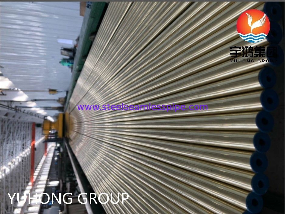 ASTM B111 C44300 O61 ống đồng liền mạch ống đồng tròn cho các ứng dụng trao đổi nhiệt