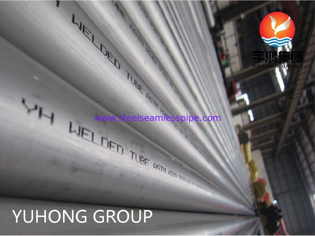 ASTM A249 TP321 ống hàn thép không gỉ chống ăn mòn cho các ứng dụng nhiệt độ cao trong máy trao đổi nhiệt và siêu máy sưởi