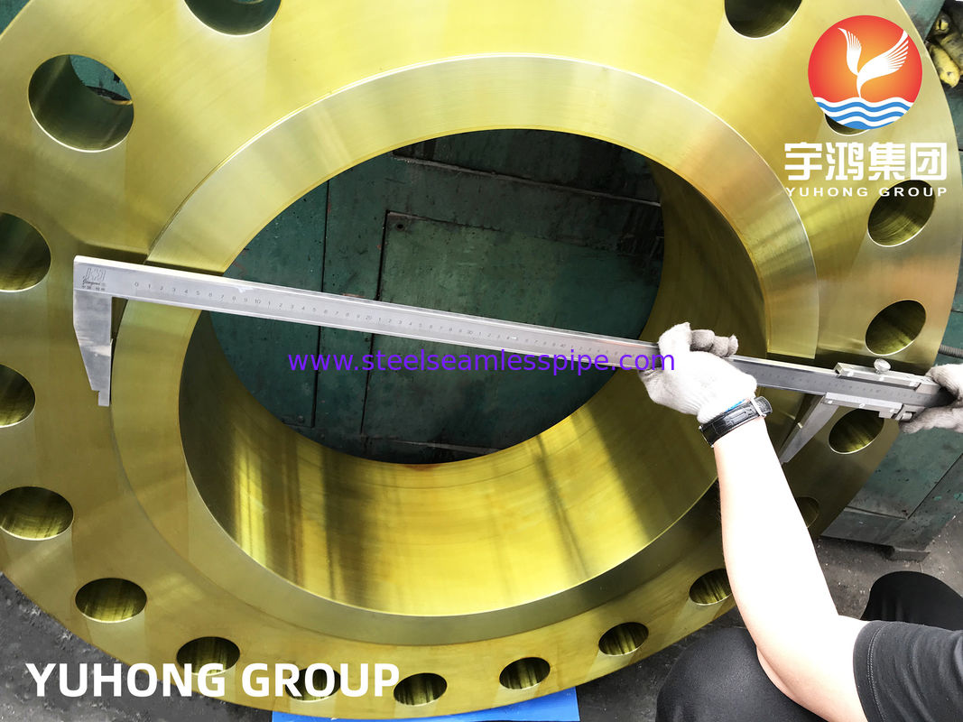 A694 F52 Phân sợi cổ hàn với bảo vệ gỉ, Carbon và thép hợp kim B16.47, chống lại hydro sulfure