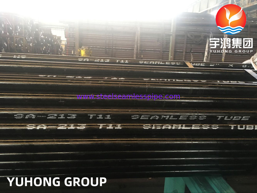 Ống thép hợp kim SA213 T11 / 13CrMo4-5 liền mạch cho dịch vụ nhiệt độ trung bình-cao, cán nóng / hoàn thiện nguội