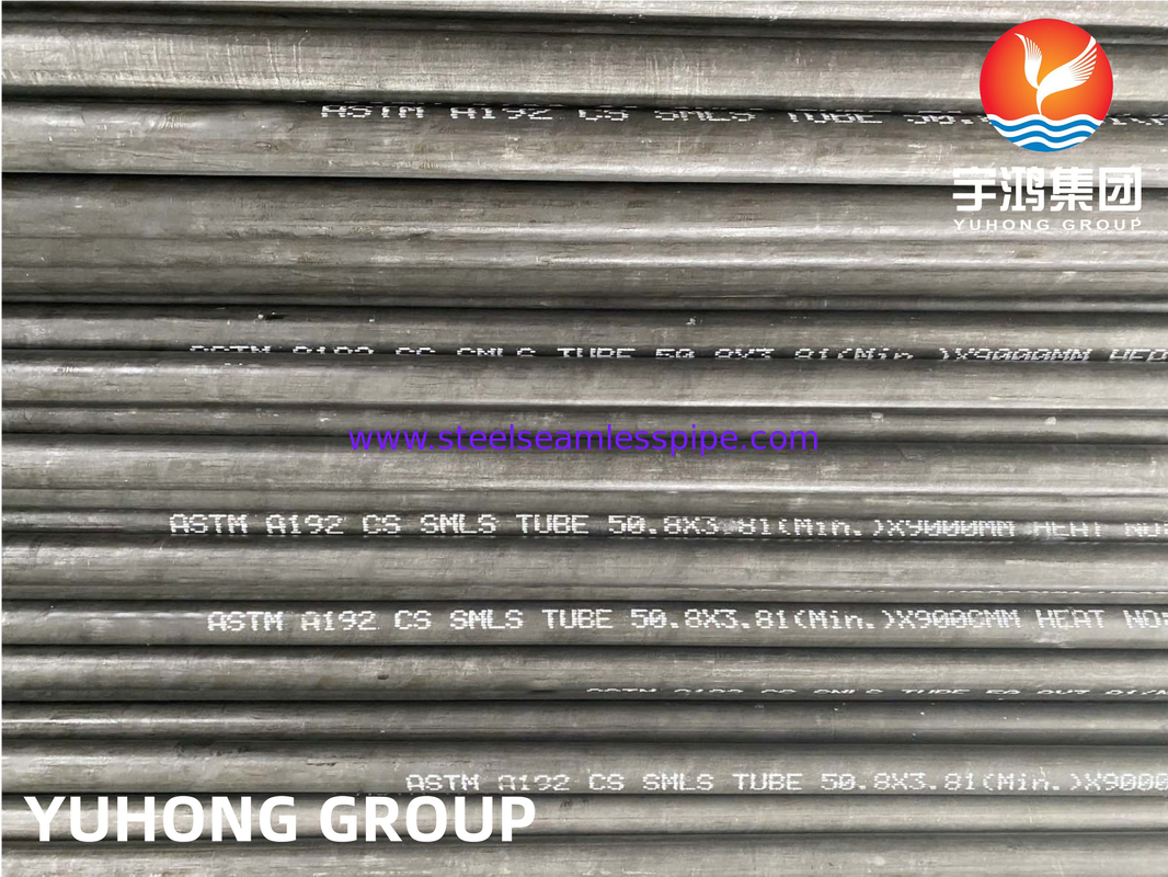 Bụi nồi hơi, ASTM A192, ASME SA192 Bụi thép carbon liền mạch cho dịch vụ áp suất cao