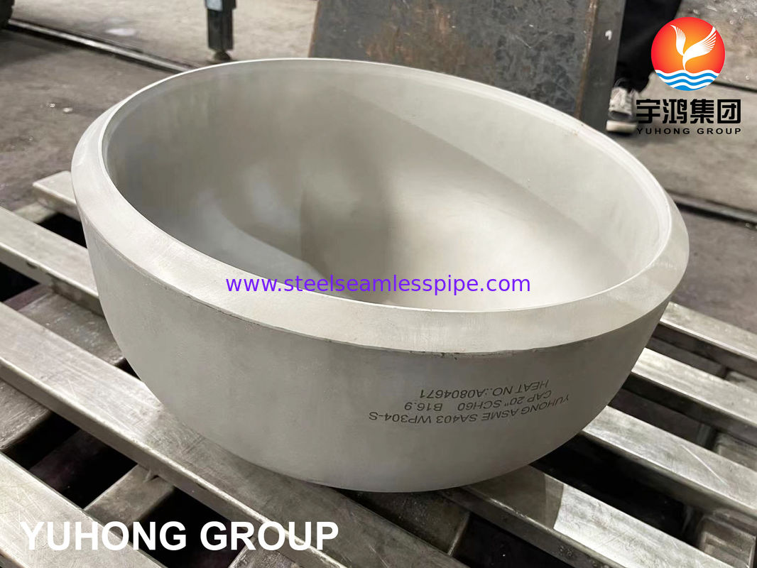 ASME SA403 WP304-S THÉP KHÔNG GỈ KẾT THÚC NẮP NẮP HÀN B16.9