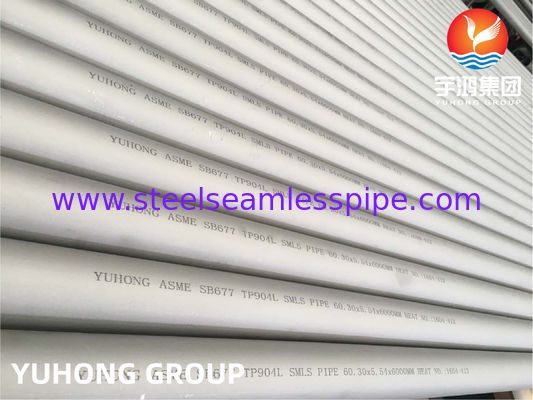 ASTM B677 TP904L Rút không may bằng thép không gỉ