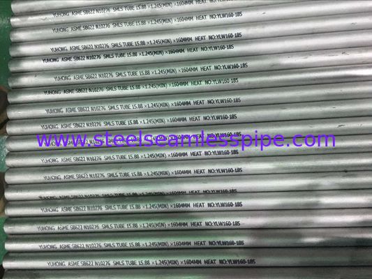 Ống Hastelloy, ASTM B622 / B619 / B626 UNS N10276 (C-276 / 2.4819) 6 "SCH40S 6M 100% ET &amp; HT