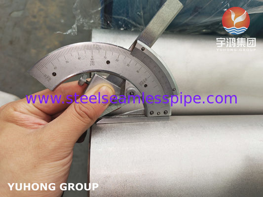 Thép không gỉ liền mạch ống, ASTM A312 TP316Ti, B16.10 &amp; B16.19, 6M, PE / BE, MẶT HOÀN HOT