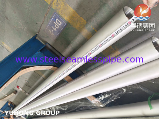 Thép không gỉ liền mạch ống, ASTM A312 TP316Ti, B16.10 &amp; B16.19, 6M, PE / BE, MẶT HOÀN HOT