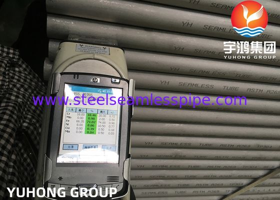 ASTM A269 TP304 TP304L TP316L SUS316L 1.4404 Ống liền mạch bằng thép không gỉ 6M, Ống trao đổi nhiệt lò hơi