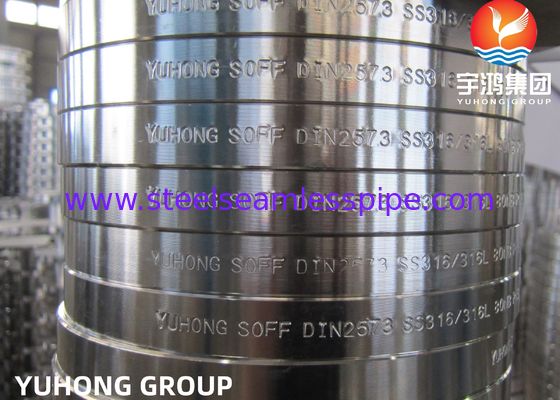 ASTM A182 Tiêu chuẩn F304 F316L Vật liệu Mặt bích bằng thép không gỉ Độ bền cao