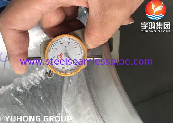 ASME SA403 WP316L Phụ kiện thép hàn mông 90 ° / 45 ° Bán kính dài khuỷu tay