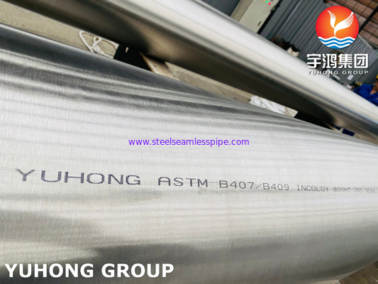 Ống liền mạch hợp kim niken ASTM B407 / B163 UNS NO8800 UNS NO8810 UNS NO8811