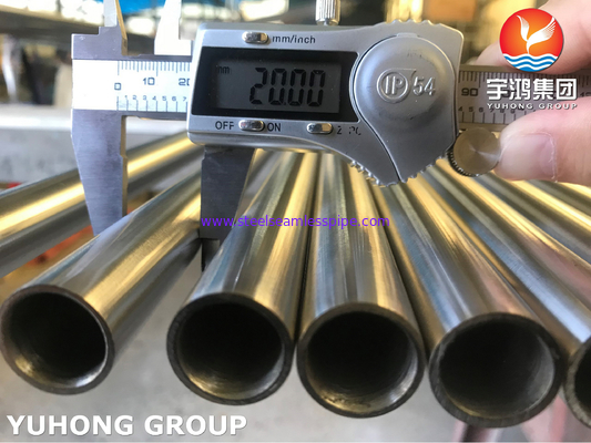 ASTM A269 TP316L, SUS316L, 1.4404 BA ống không may thép không gỉ, ống trao đổi nhiệt