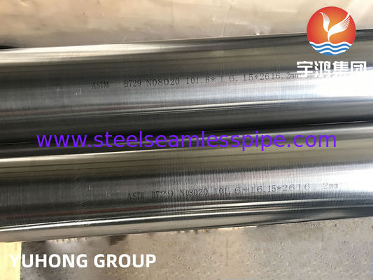 ASTM B729 UNS N08020 Hợp kim 20 ống liền mạch cho thiết bị quy trình hóa học