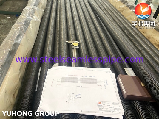 Chuỗi cánh quai kiểu xoắn ốc, ống cánh quai được ép ra để áp dụng máy làm mát không khí