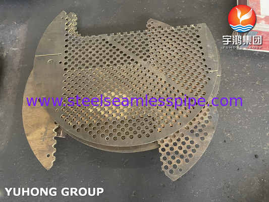ASME SB171 C71500 Đường ngang, đường dọc, Bảng cản cho ứng dụng trao đổi nhiệt