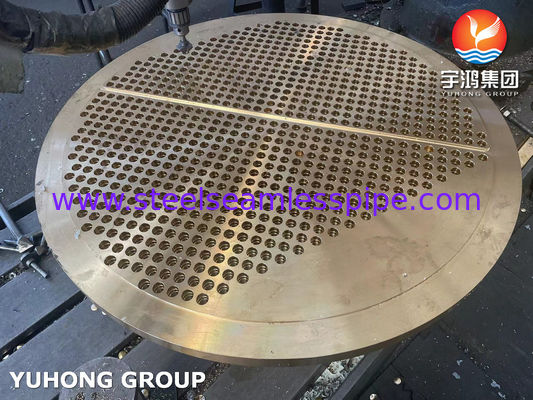 ASTM đồng hợp kim thép Baffle và Tubesheet cho bộ trao đổi nhiệt