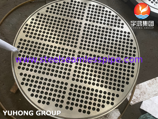 Thép cao sức mạnh Baffle và tấm ống được sử dụng trong máy trao đổi nhiệt / nồi hơi / điều hòa không khí