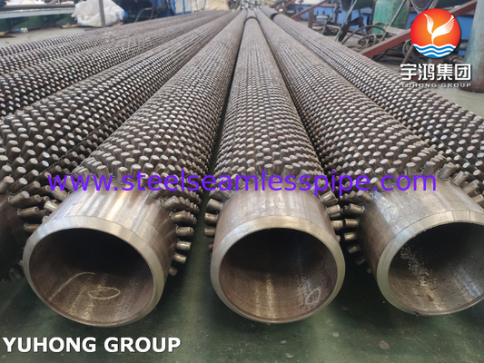 ASTM A213 Base Tube T9 11Cr Fin Studded Fin Studded Fined Tube cho lò cải tạo hơi nước