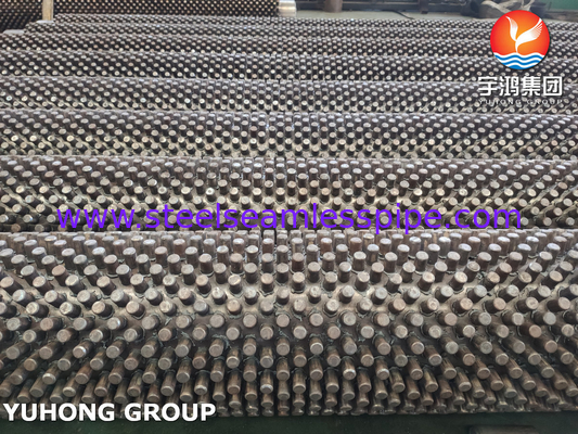 Ống vây T9 có đinh tán để truyền nhiệt trong phần đối lưu của lò sưởi ống