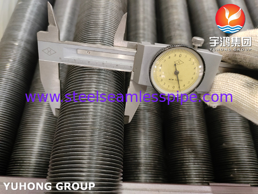 Bụi không may được nhúng loại G loại fin ASME SA210 Gr.A1 với nhôm Al1060