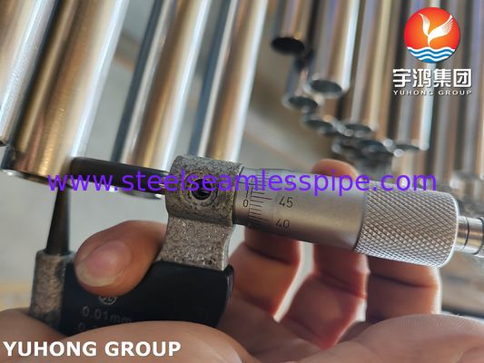 Ống thép không gỉ ASTM A269 TP316L liền mạch ủ sáng cho ứng dụng bộ trao đổi nhiệt nồi hơi