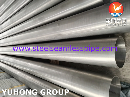 ASTM B862 Ti2 kim loại hợp kim titan ống hàn cho chế biến hóa học