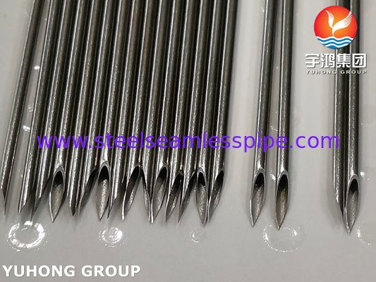 Ống kim thú y bằng thép không gỉ 16G để tiêm cho gia súc, Đầu vát ba cạnh