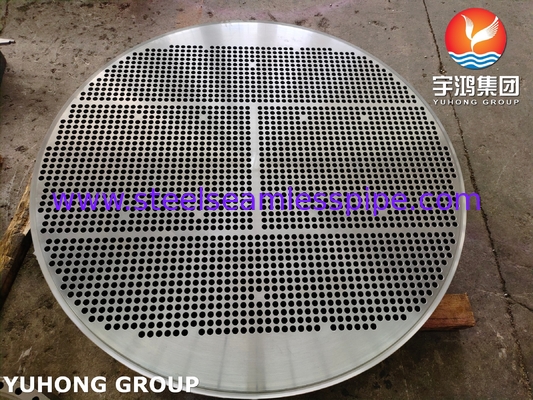 Bảng ống thép hợp kim ASTM A335 ASME SA335 F5N OD 1761MM*182MM 2476HOLES*19.25MM Ứng dụng trao đổi nhiệt