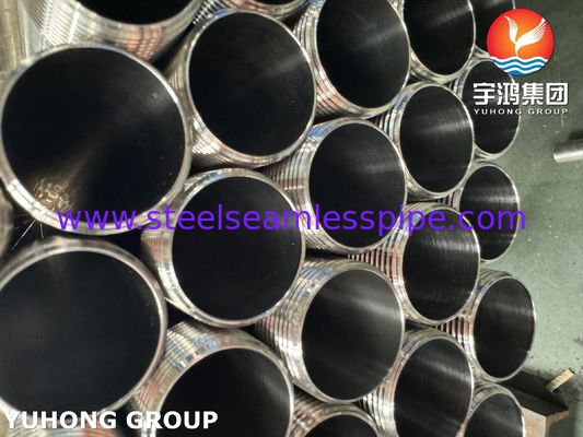 ASTM A270 TP304 ống thép không gỉ vệ sinh liền mạch với đầu sợi bên ngoài