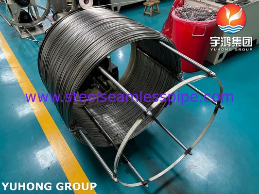 ISO9626 SUS304 Bụi vỏ xoắn bằng thép không gỉ cho ống kim y tế