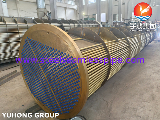 SB111 C70600 Bộ ống liền mạch hợp kim đồng đồng cho máy trao đổi nhiệt NACE MR0175