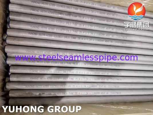 ASTM A789 UNS S31803 ống thép không gỉ képlex không may hoặc hàn