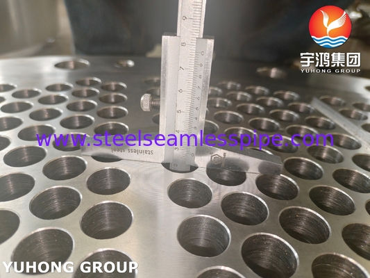 Tấm ống trao đổi nhiệt bằng thép không gỉ ASTM A182 F316L
